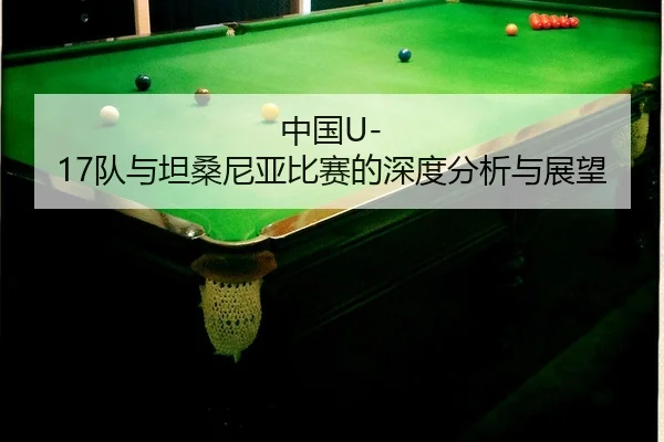中国U-17队与坦桑尼亚比赛的深度分析与展望